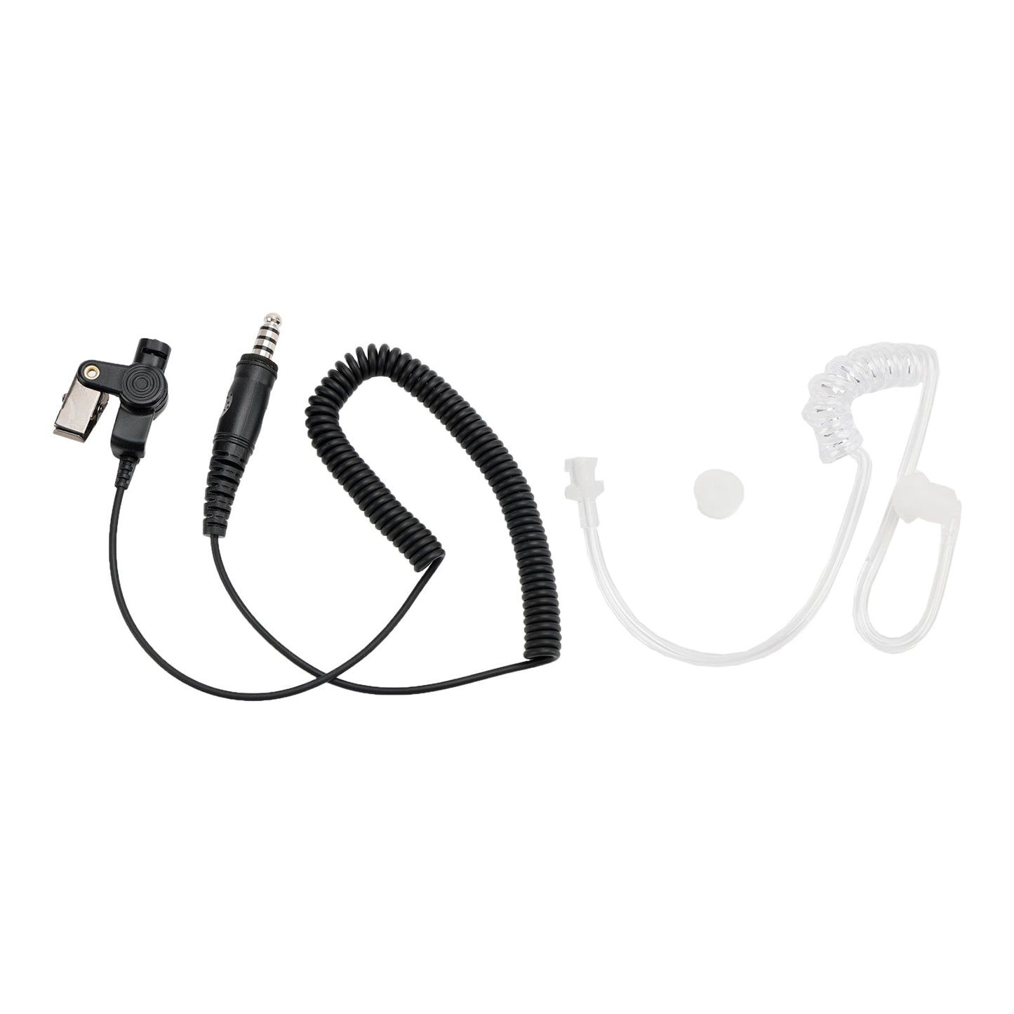 7.1-A3 Einzelh?rer-Ohrh?rer mit transparentem Luftschlauch, 7,1-mm-In-Ear-Headset