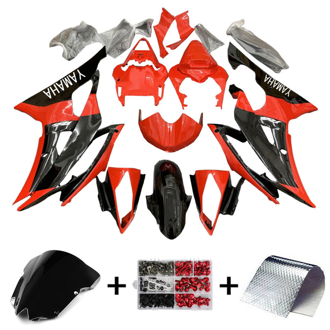 Amotopart Verkleidungsset für Yamaha YZF 600 R6 2008–2016, Karosserie, Kunststoff, ABS