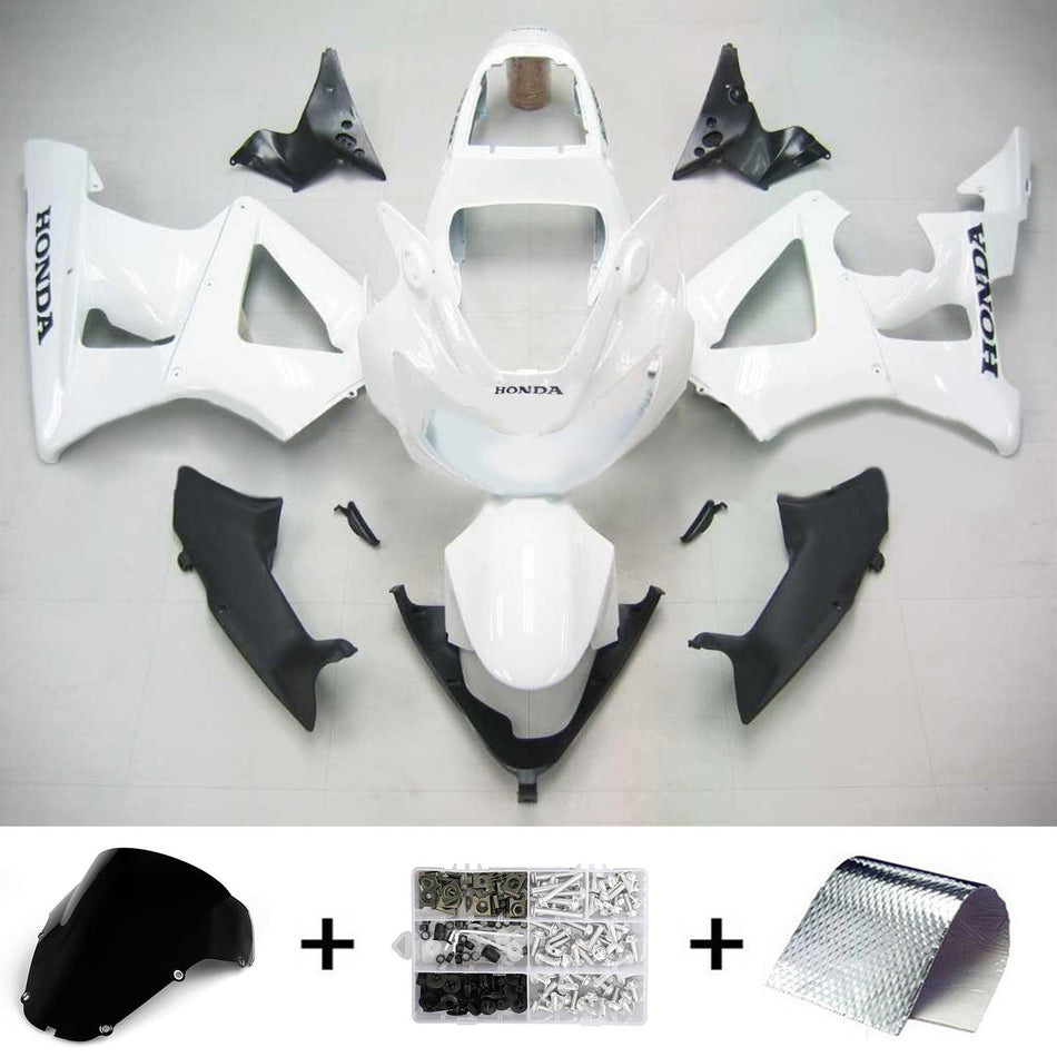 Amotopart Honda CBR929RR 2000-2001 Kit de carénage Corps Plastique ABS