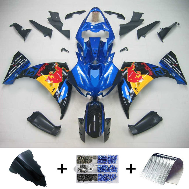 Amotopart Yamaha 2012-2014 YZF 1000 R1 Schwarzblau Abzugskit