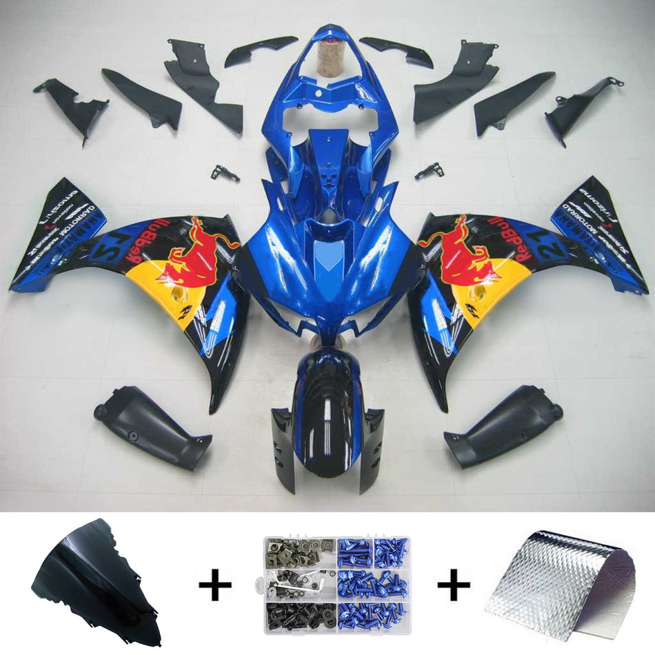 Amotopart Yamaha 2012-2014 YZF 1000 R1 Kit Déclencheur Noir Bleu