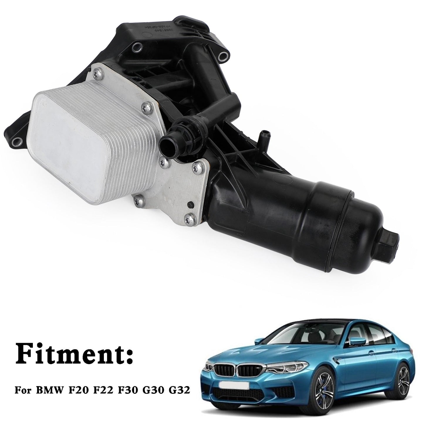 Motorölkühler Filtergehäuse 11428596283 Fit BMW F20 F22 F30 G30 G32 X4 Generic Generic