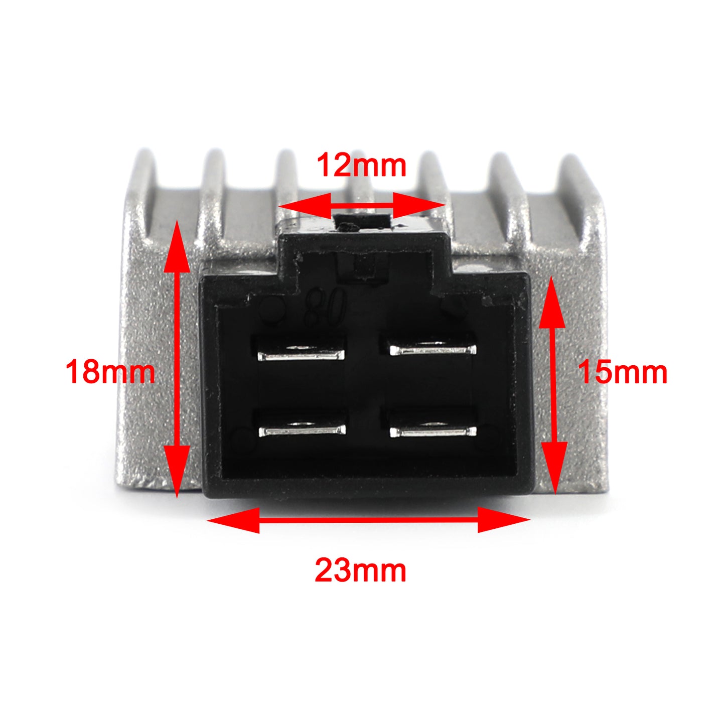 Redresseur régulateur de tension pour scooter 12V 4 temps 4T GY6 Chine 4 broches