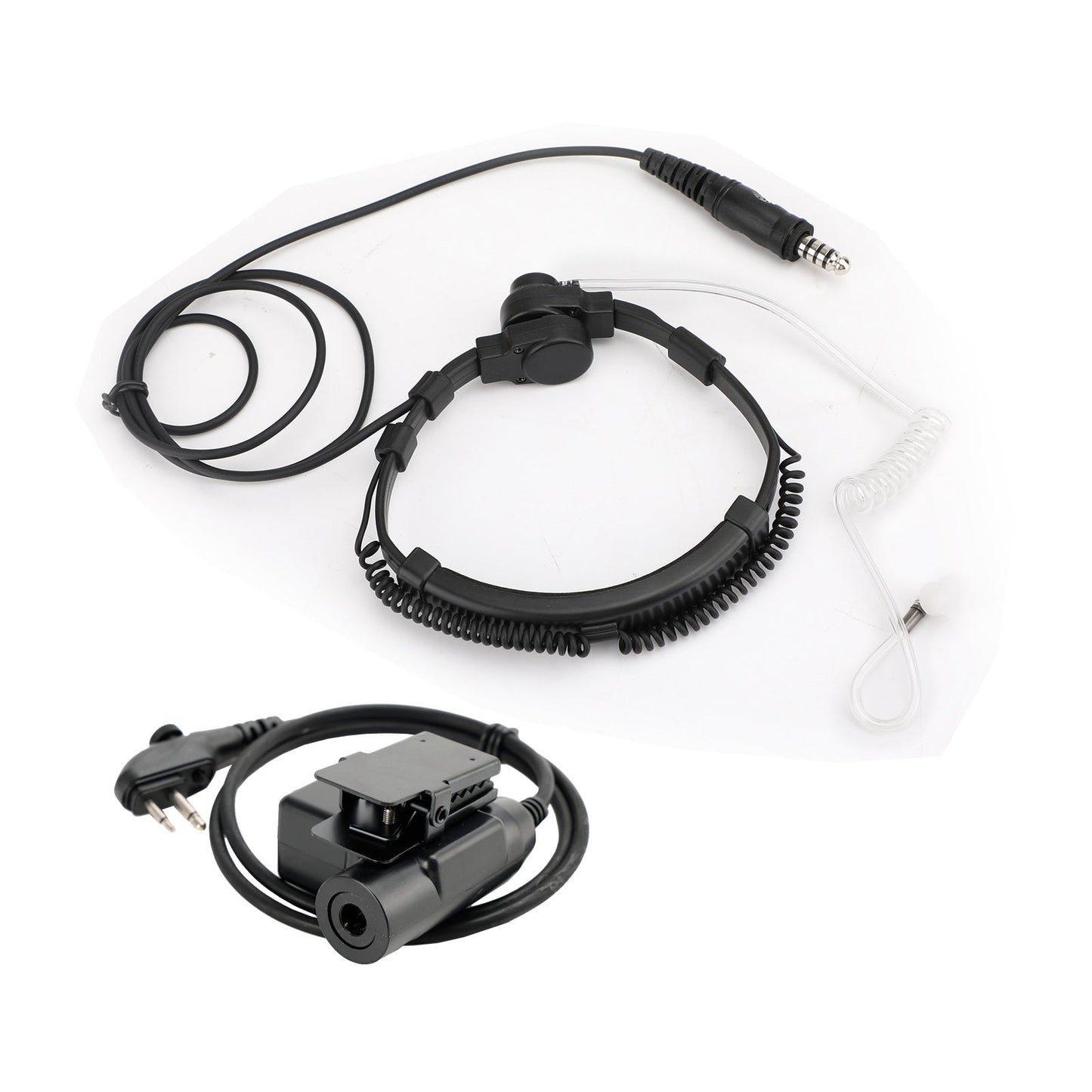 Für HYT PD415 PD500 PD505 6-Pin U94 PTT 7,1mm Big Plug Tactical Throat Headset