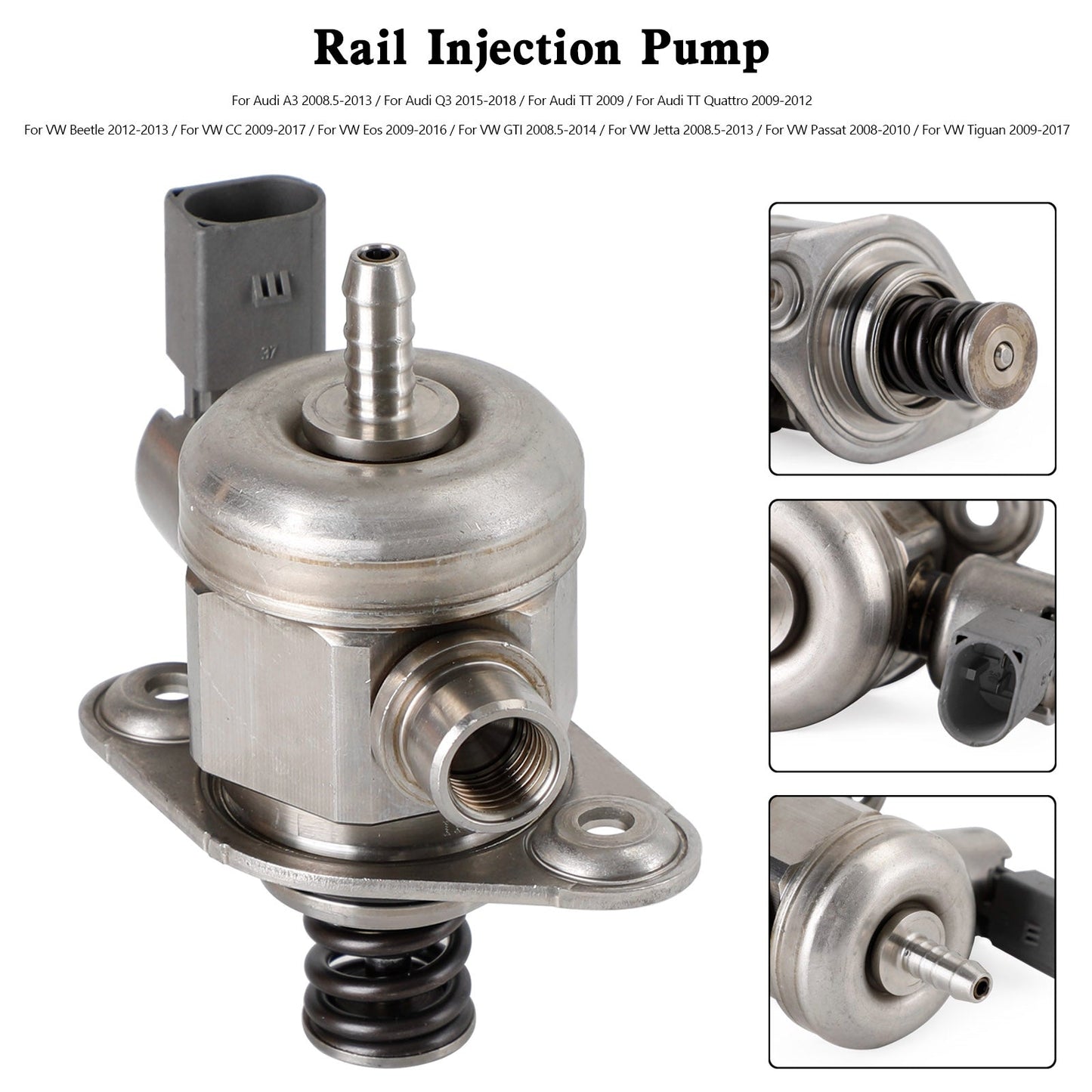 2009 Audi TT / 2009-2012 Audi TT Quattro Pompe à carburant haute pression 06H127025N