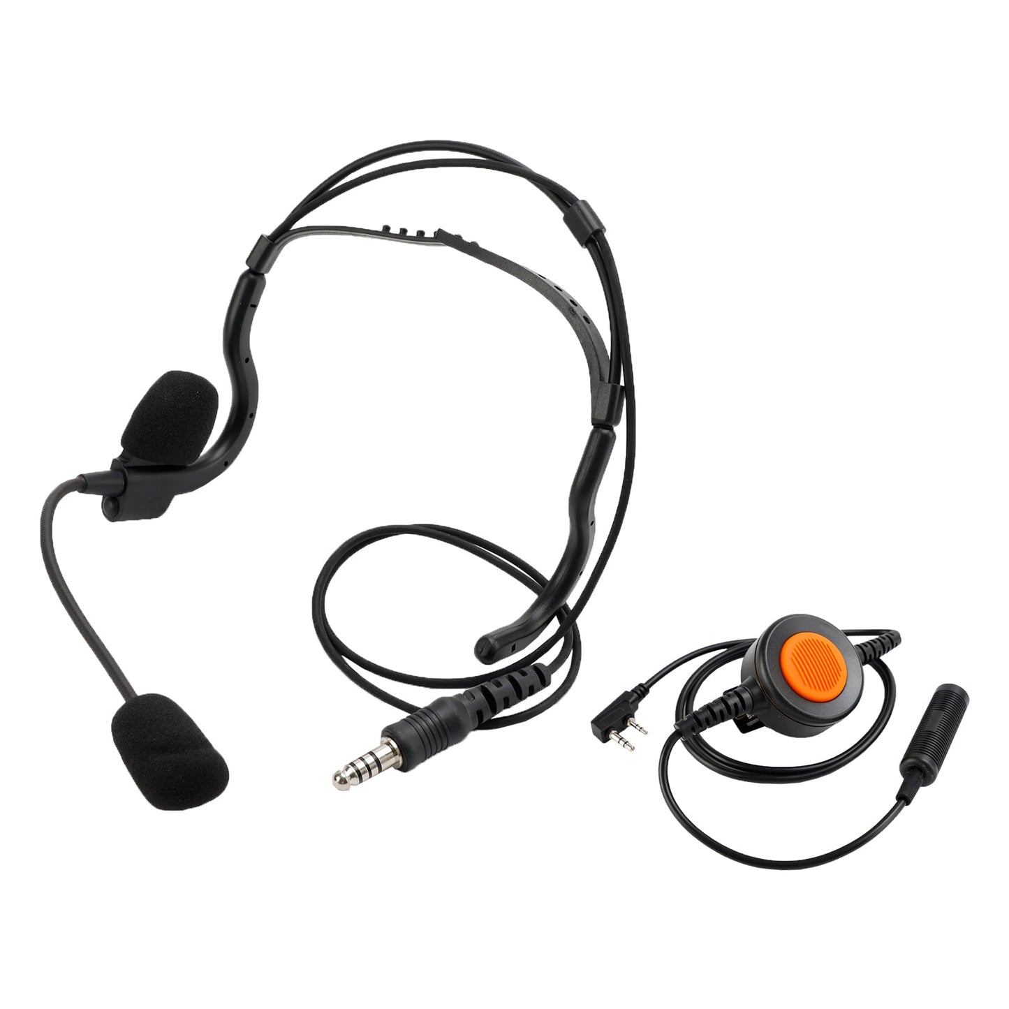 7.1-C8 Taktisches Headset mit gro?em Stecker für Kenwood TK-208 TK-220 TK-240