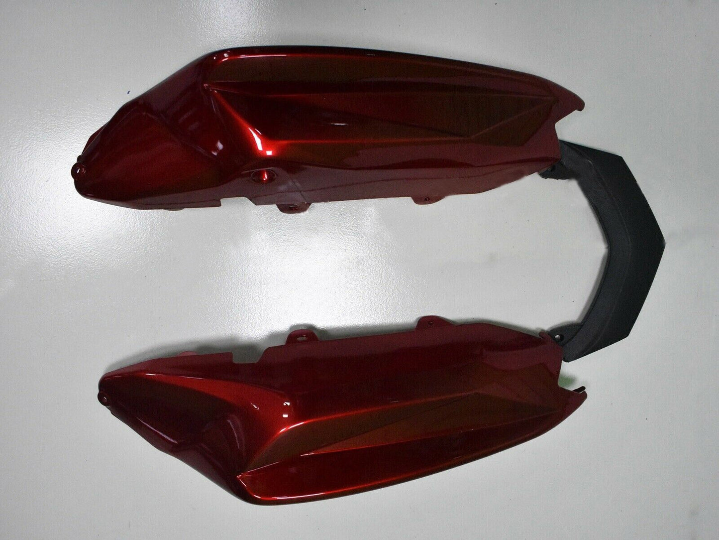 Amotopart 2012-2016 Kawasaki Ninja 650 EX650 Kit de carénage rouge et noir