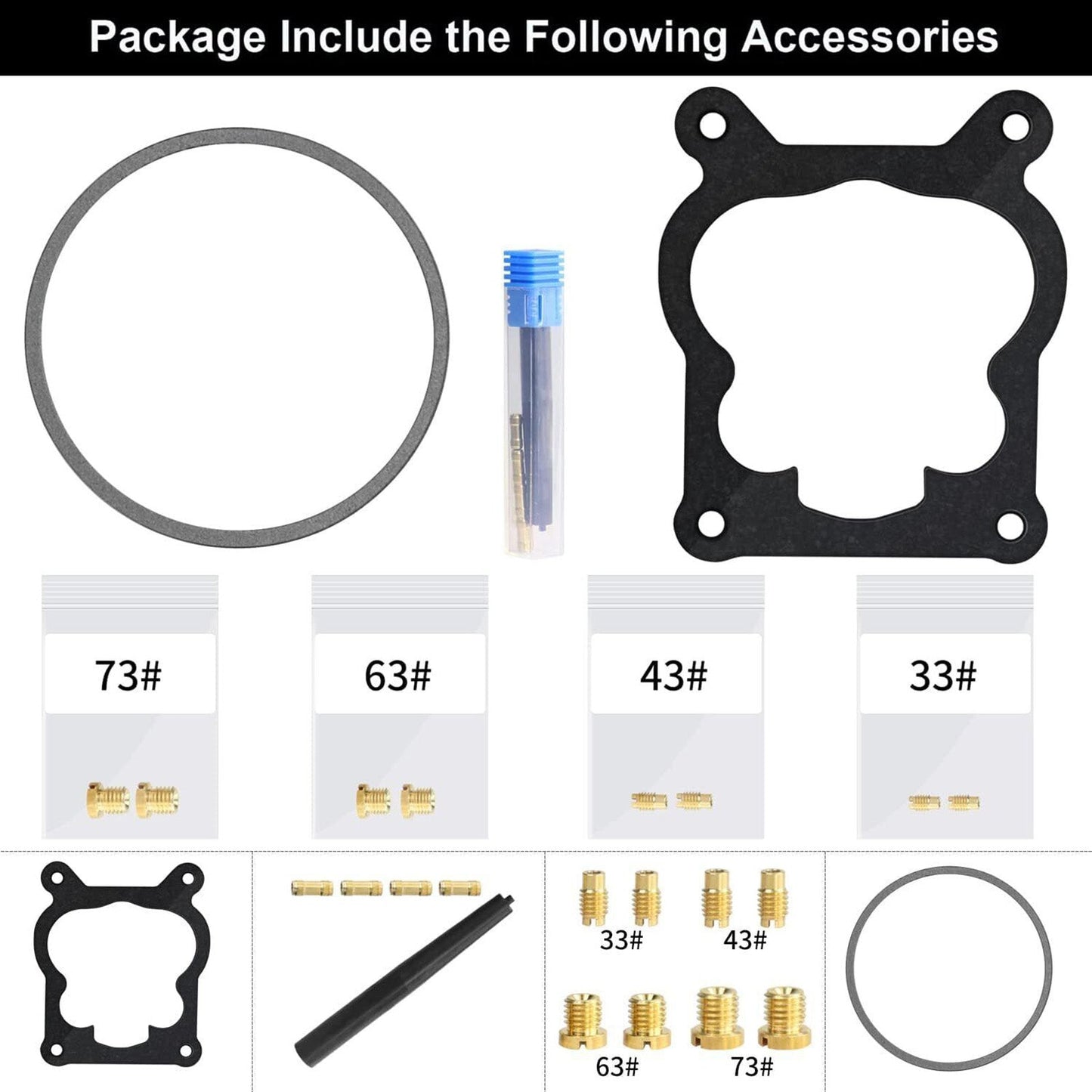 1966-1970 V8 Chevy Big Block Mark IV 6,5L/396 Street Quadrajet Vergaser 750 CFM 7040021