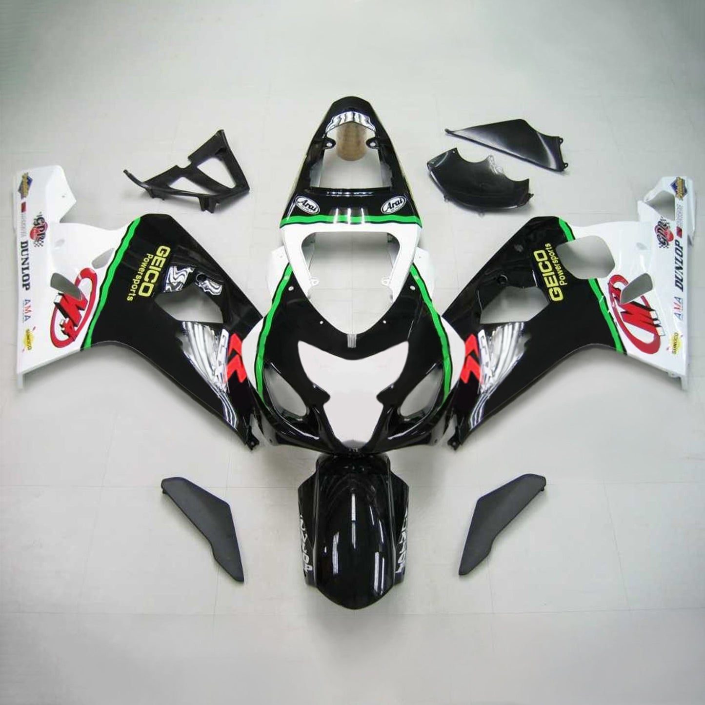 Amotopart Suzuki GSXR 600/750 2004-2005 Verkleidungskit Karosserie Plastik