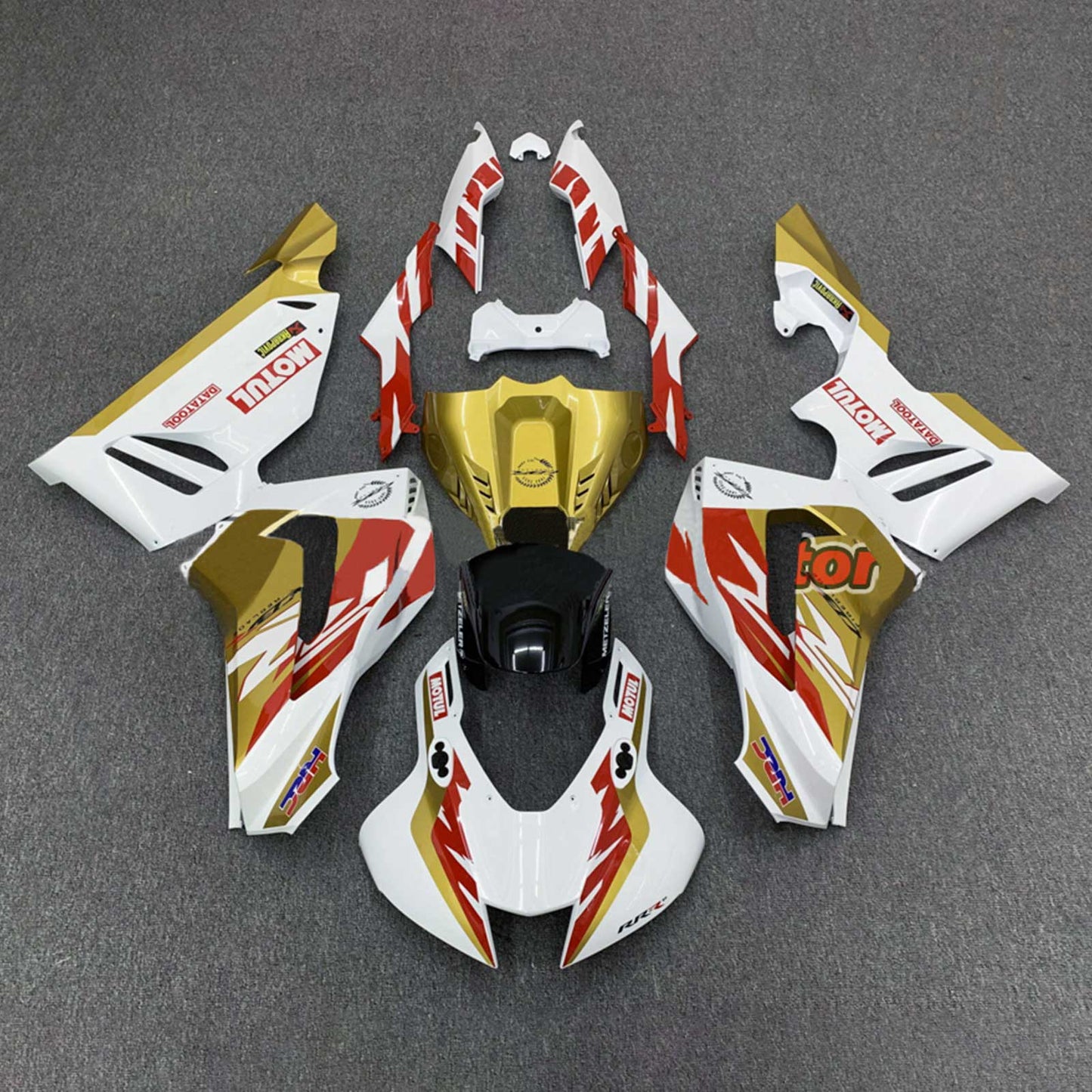 Amotopart Honda CBR1000RR-R 2020-2022 Kit de carénage Corps Plastique ABS