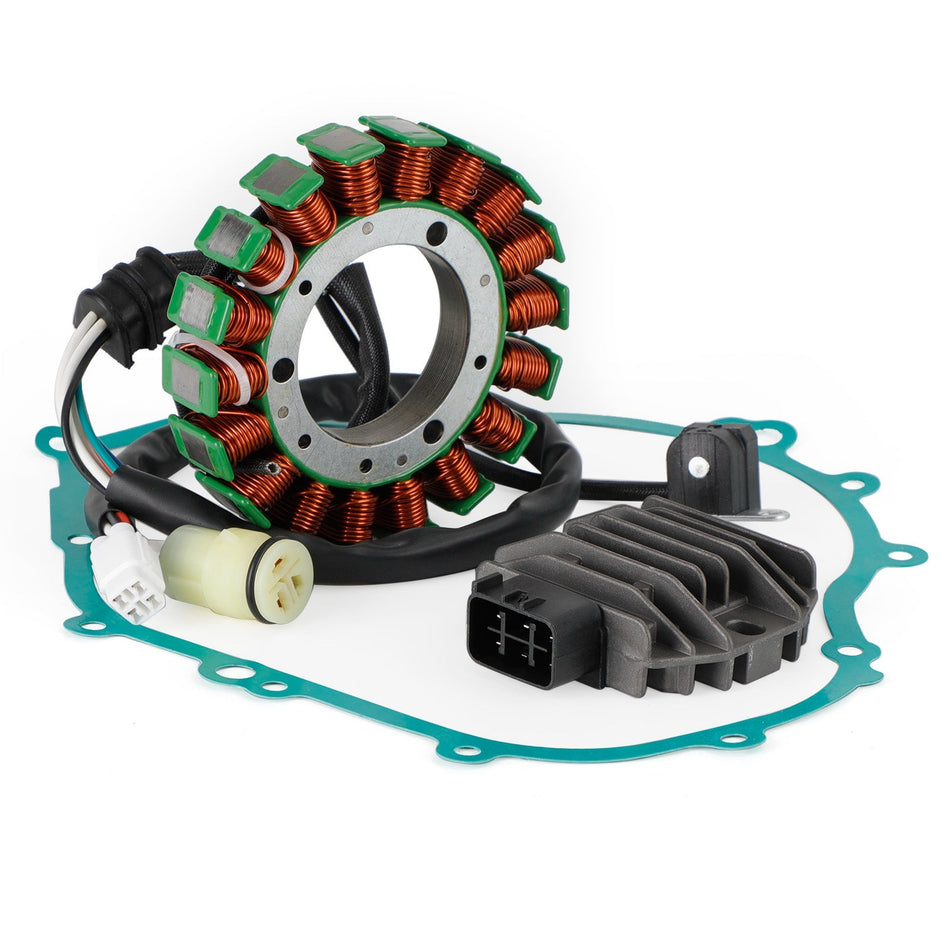 Magneto Stator + Spannungsgleichrichter + Dichtung für Yamaha Wolverine 350 2WD 06-09 FedEx Express Generikum