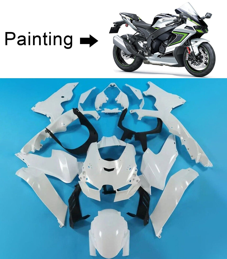 Amotopart Kawasaki ZX-10R ZX10R 2021-2023 Verkleidungskit Karosserie ABS