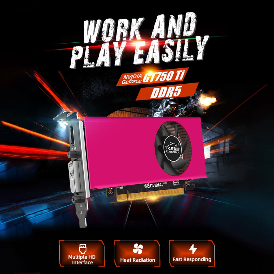 GTX750 TI DDR5 4G Unabhängige Grafikkarte Computer Desktop Messerkarte HDMI