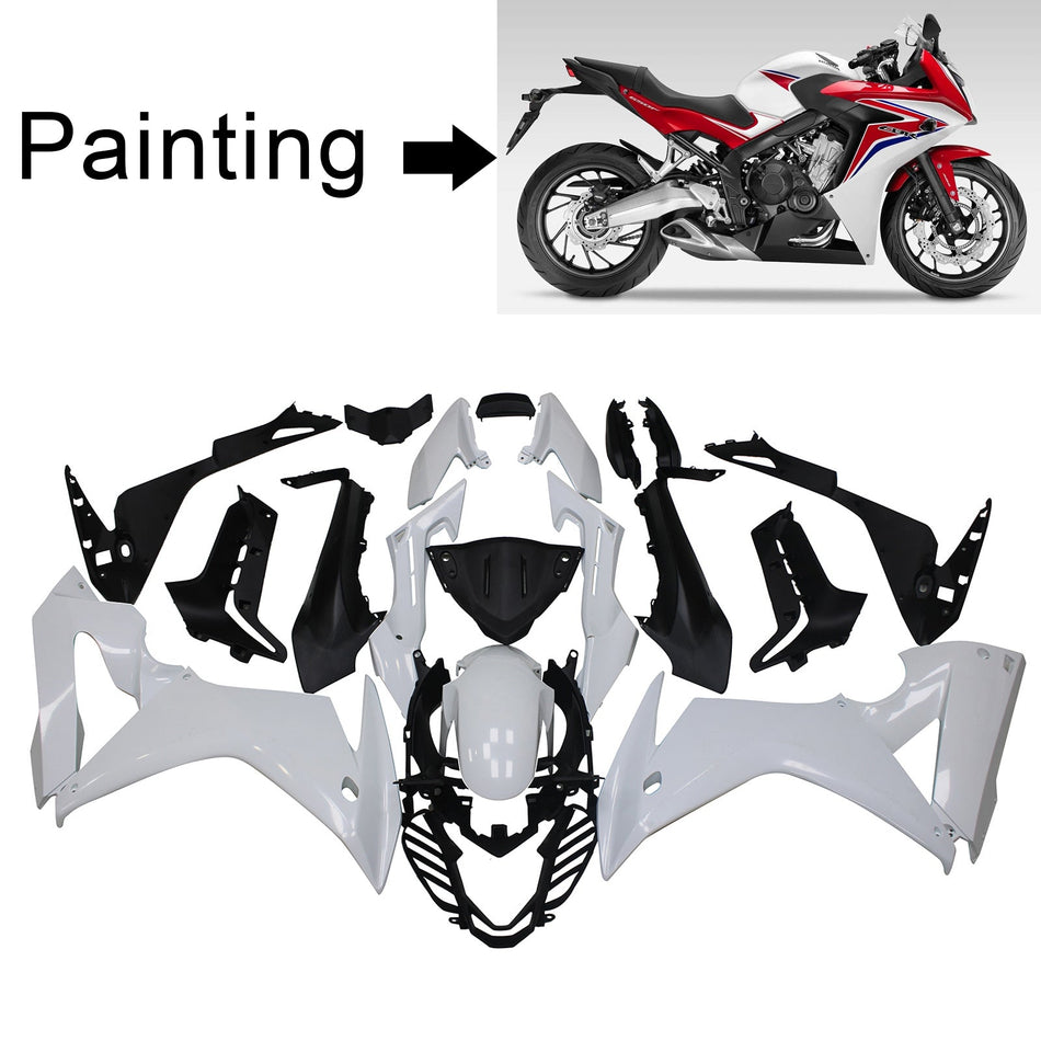 Amotopart Honda CBR650F 2014-2019 Kit de carénage Corps Plastique ABS