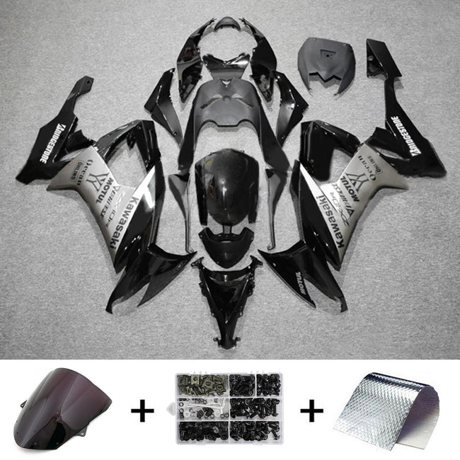 Amotopart Verkleidungsset für Kawasaki ZX10R 2008–2010, Karosserie, Kunststoff, ABS