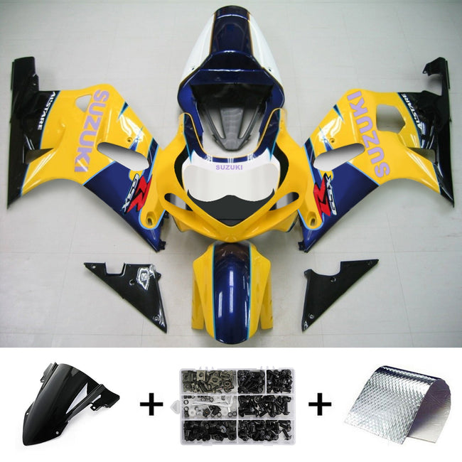 Amotopart Suzuki GSXR750 2001-2003 Verkleidungskit Karosserie Plastik