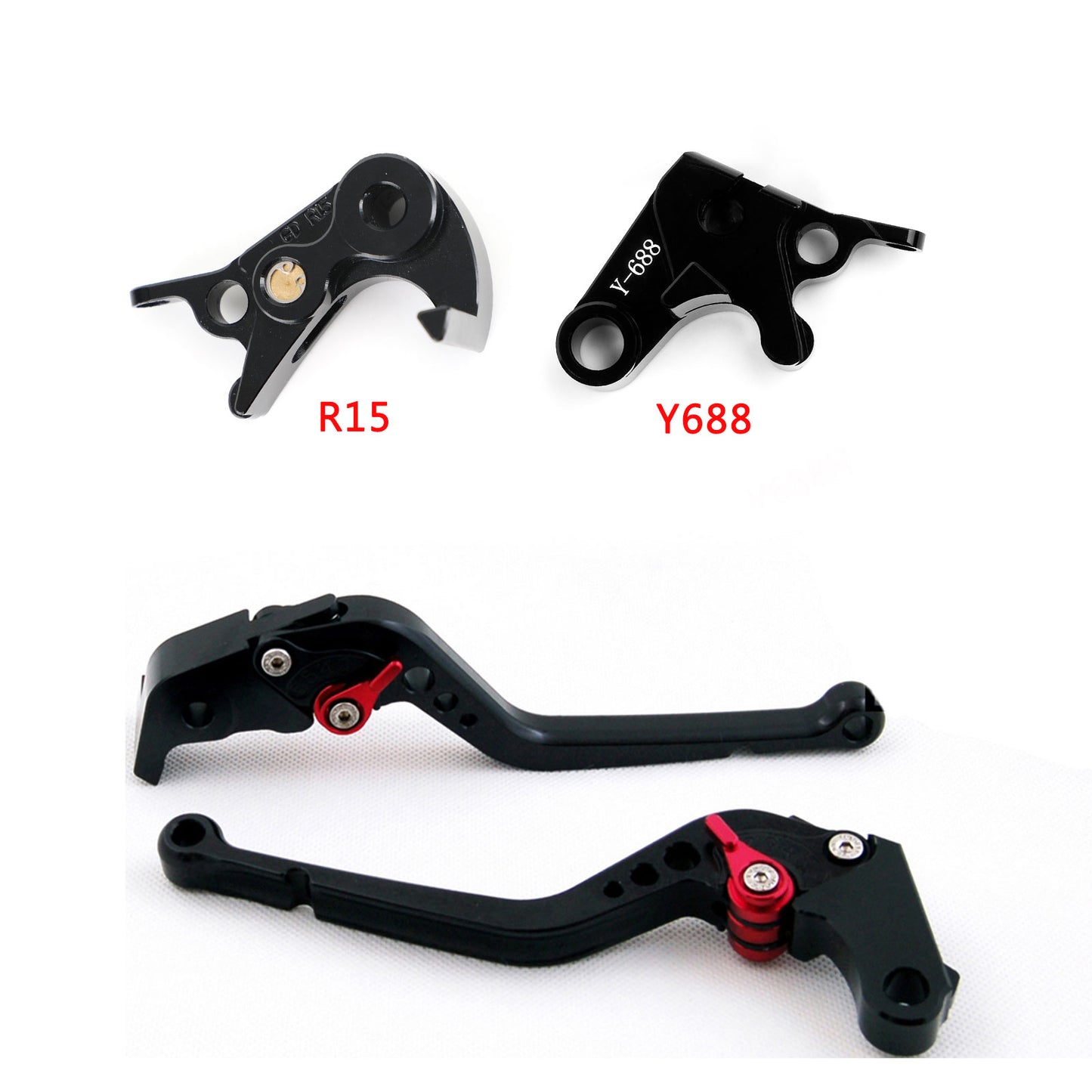 Levier d'embrayage de frein Long pour Yamaha YZF R1/R1M/R1S 2015-2021 YZF R6 2017-2020