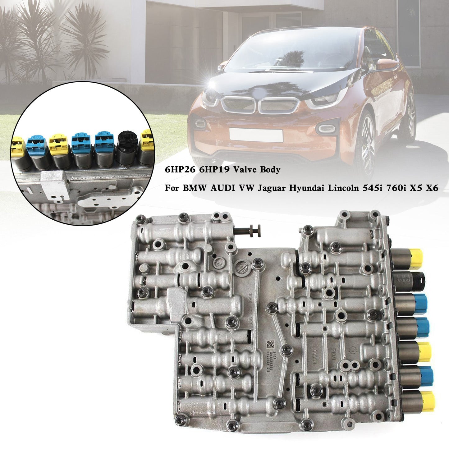 Jaguar 2006–2009 XKR XK8 XJR Super XJ8 XJ8L V8 4.2L 6HP26 6HP19 Ventilkörper