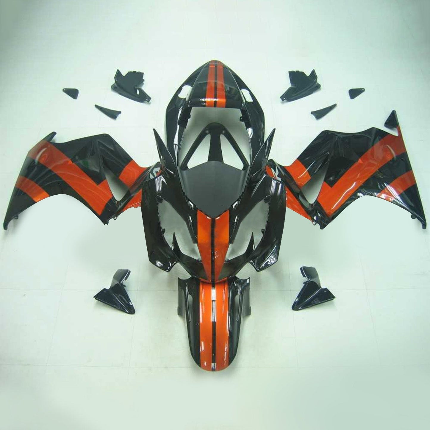 Amotopart 2002-2012 Honda VFR800 Orange & Black Faxing Kit