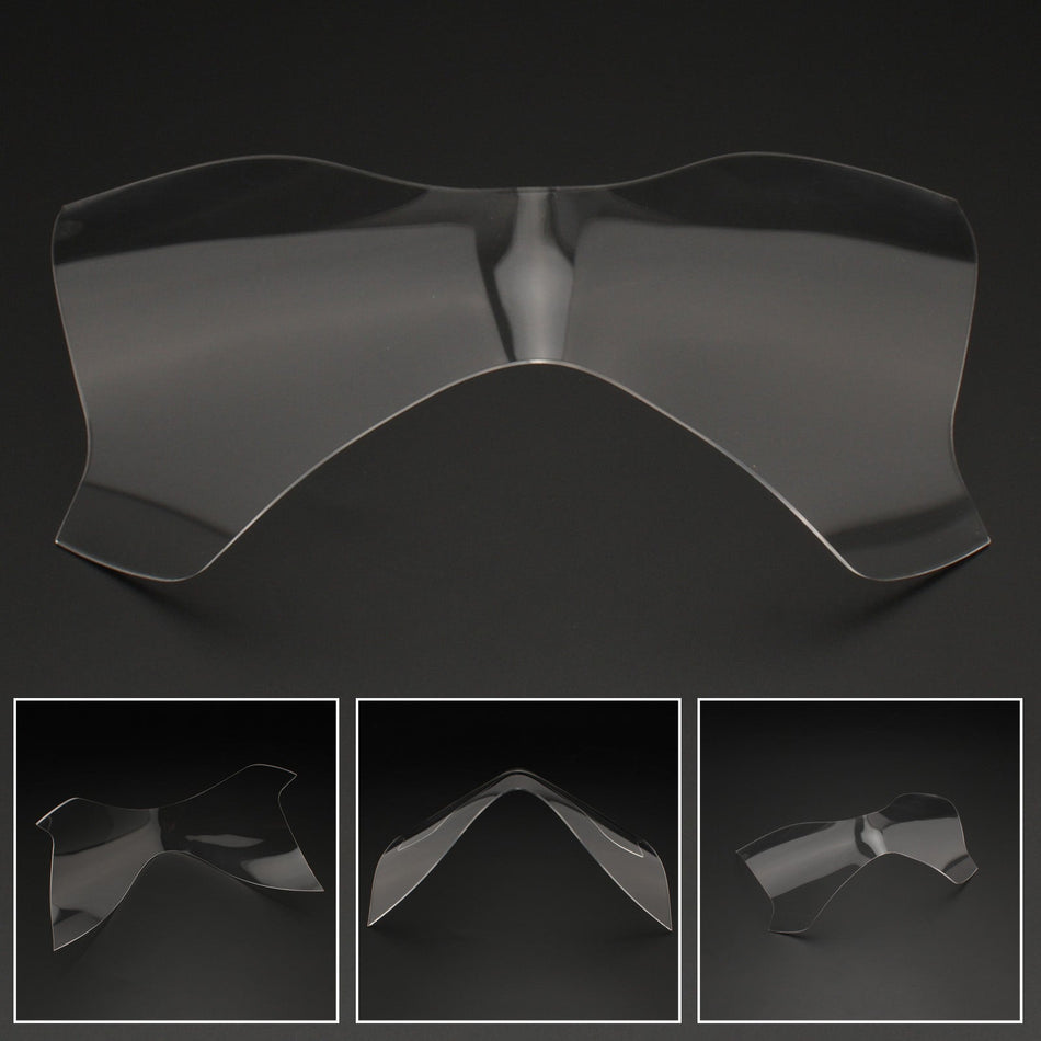 Frontscheinwerfer-Objektiv-Schmutz-Schmutz-Lampen-Objektiv Pasend für Kawasaki Z900 17-19 Rauch Generikum