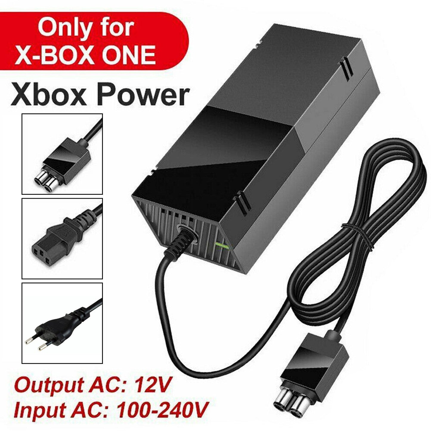 NetzEl netzeil 135 W 10,83 A netzkabel Kabel Pasend für xbox One Konsole EU