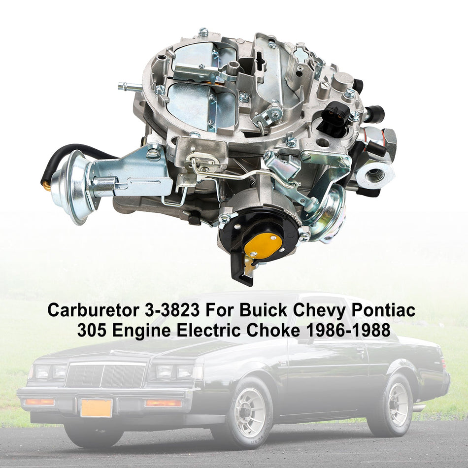 Vergaser 3-3823 für Buick Chevrolet Pontiac 305 Motor, elektrischer Choke 1986–1988