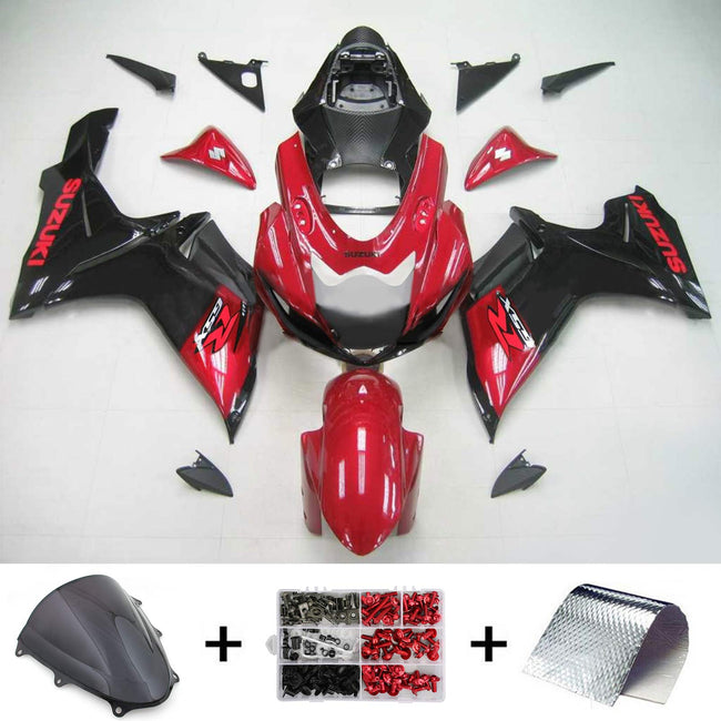 Amotopart Suzuki GSXR 600/750 2011-2022 K11 Verkleidungs Kit Körperwerk Kunststoffbauch