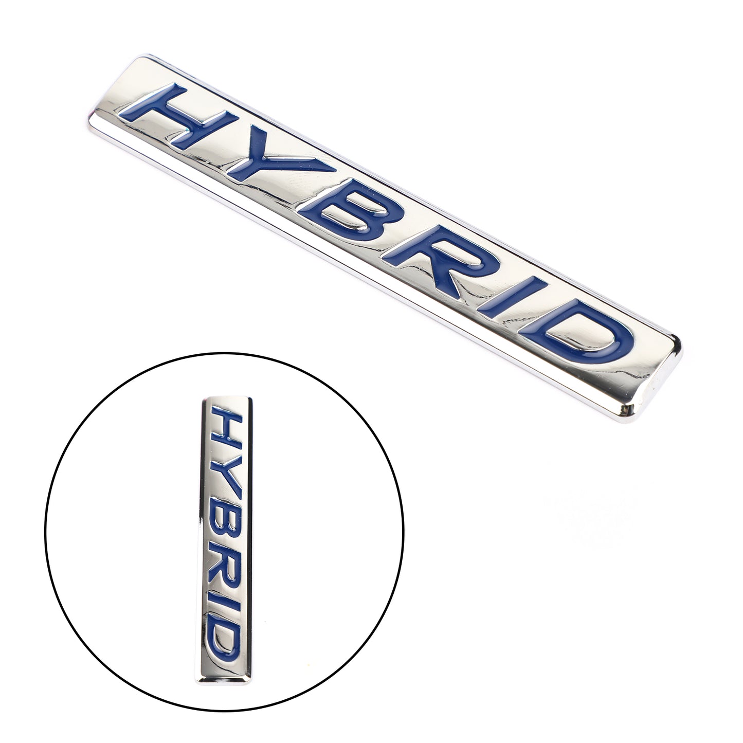 1PC 3D HYBRID mots voiture emblème insigne autocollant métal arrière voiture coffre insigne