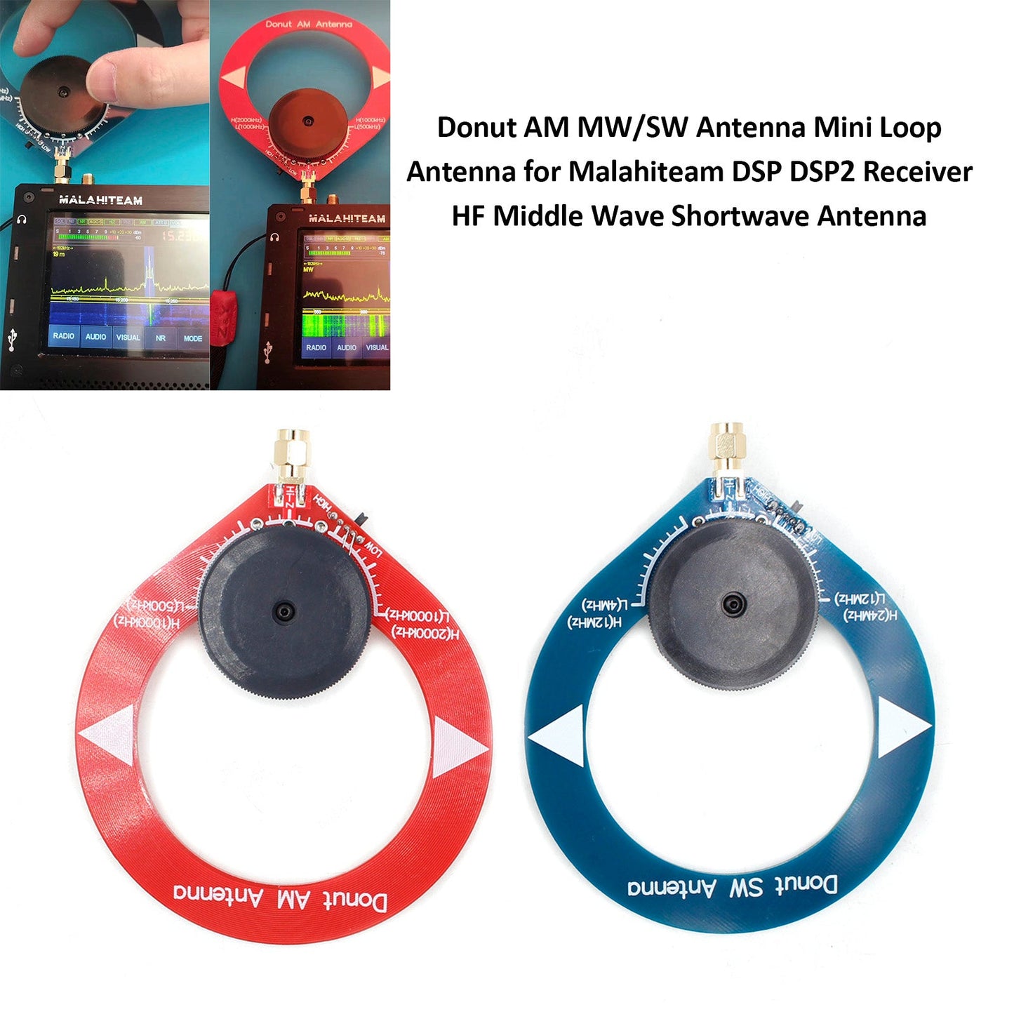 Donut AM MW/SW HF-Antenne Mini-Loop-Antenne für Malahiteam DSP DSP2-Empf?nger