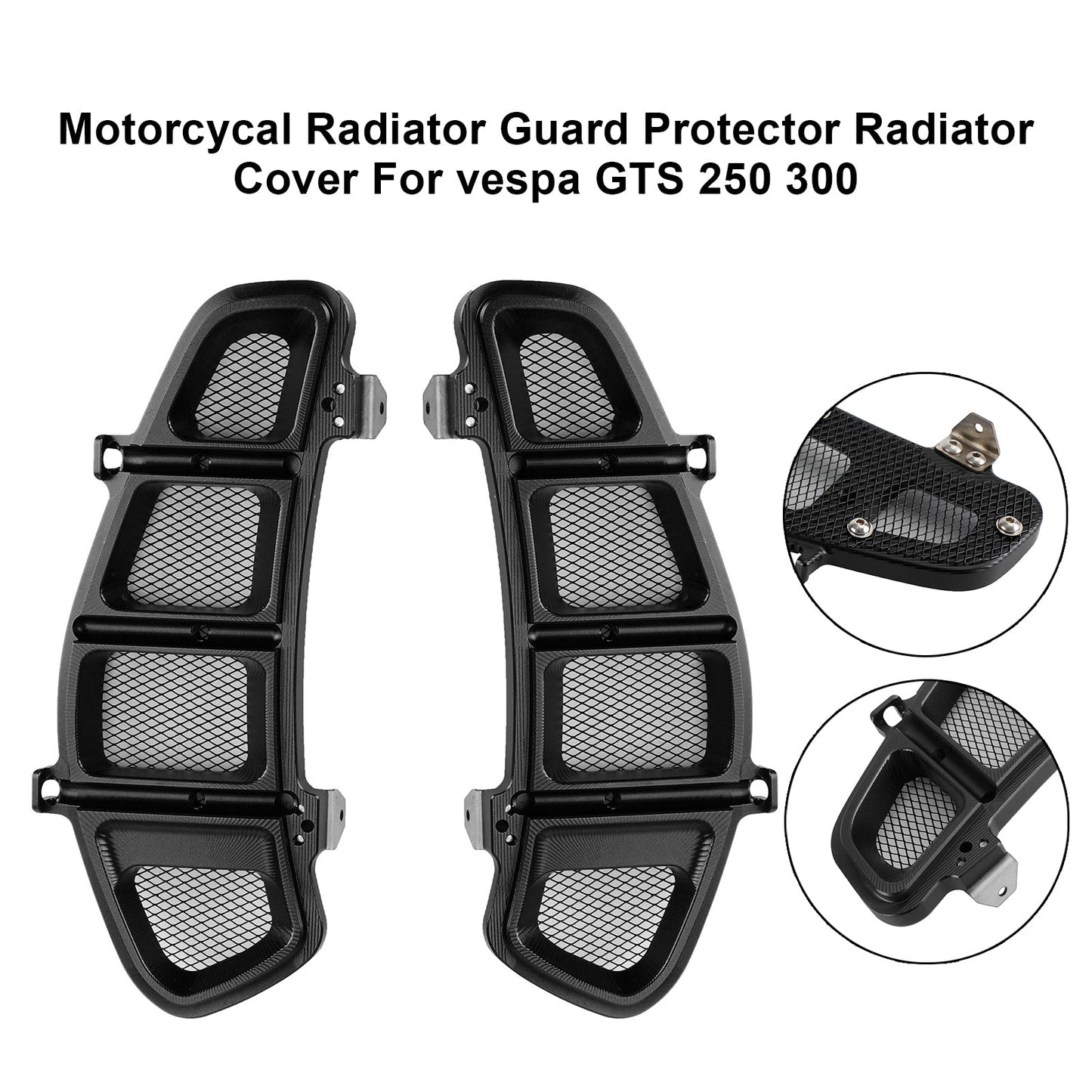 Vespa GTS 250 300 Motorcycal Kühlerschutz Schutzfolie Kühlerabdeckung