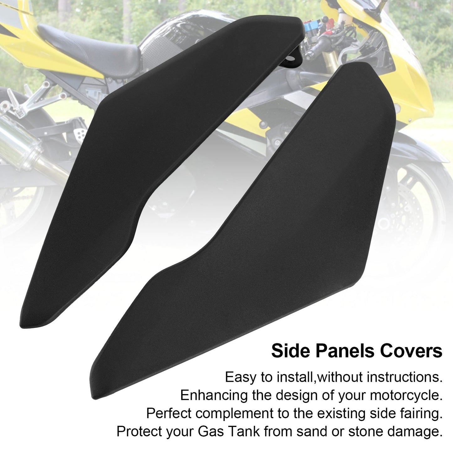 Gasentankseitenverkleidung Abdeckungsverkleidung für Suzuki GSXR 600/750 2004-2005 K4