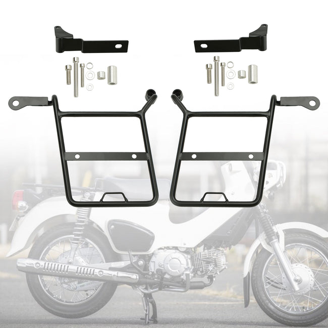 Honda CROSS CUB SUPER CUB Seitensatteltaschen-Montagehalterung, schwarz