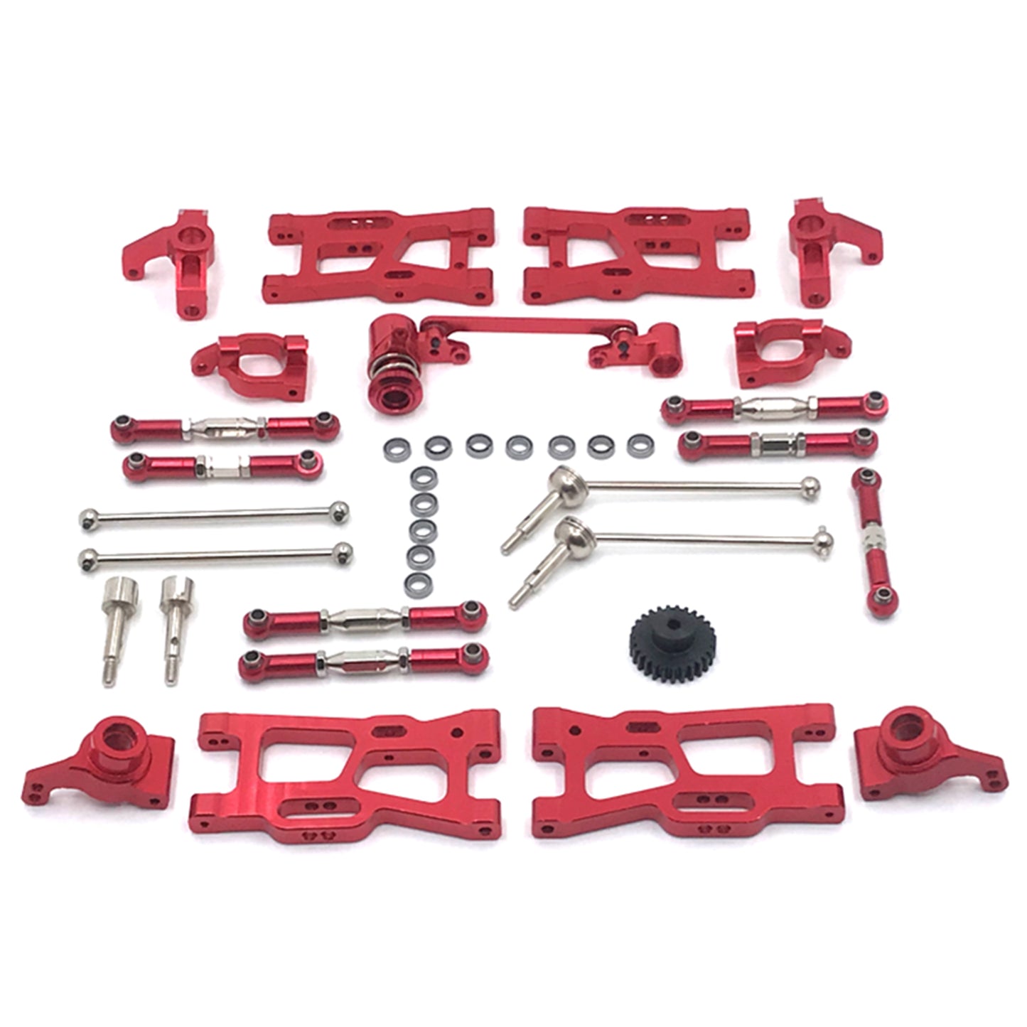 12Pcs Upgrade RC Teile Kit Für Wltoys 144001 144002 124016 124017 124018 124019