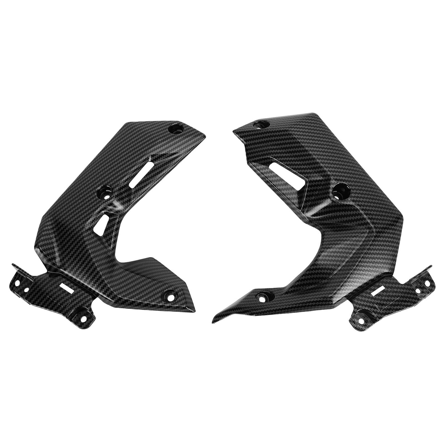 Garnitures de couvercle de radiateur latéral en plastique ABS pour Kawasaki Z650 2017-2019