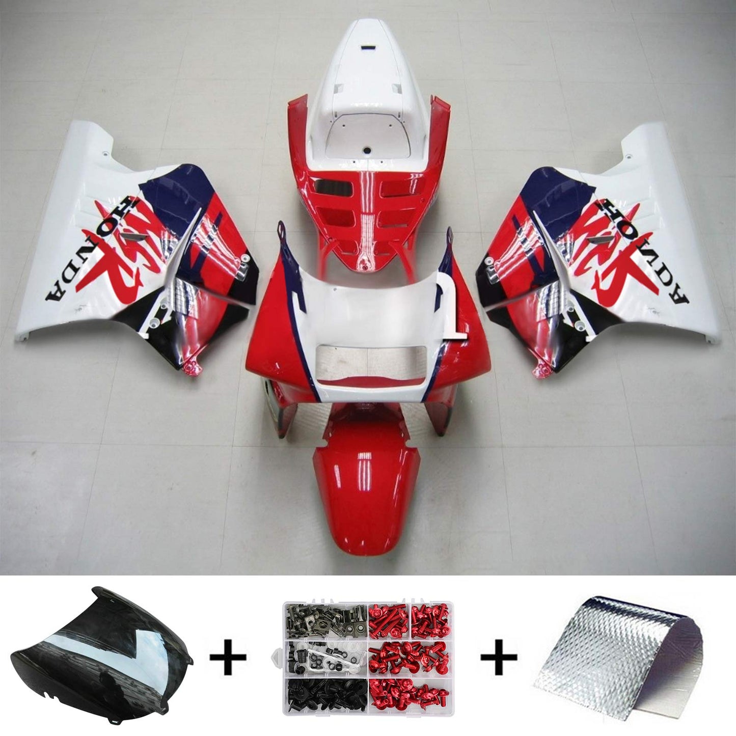 Amotopart Honda NSR250 PGM-3 1990-1993 Verkleidungskit