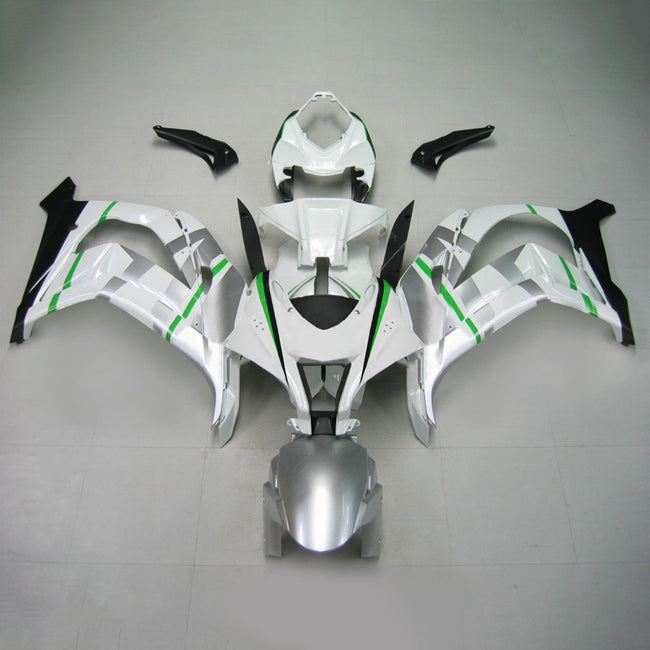 Amotopart Kawasaki 2016-2019 ZX10R White Sliver Abzugskit