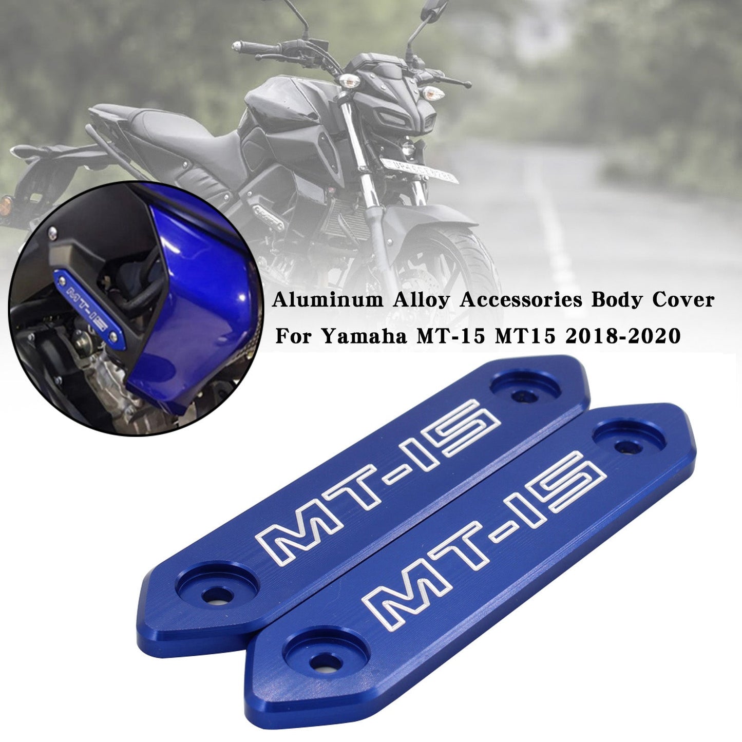 Aluminiumlegierung Accessoires Körperschutz für Yamaha MT 15 MT-15 MT15 2018-2020 Generic