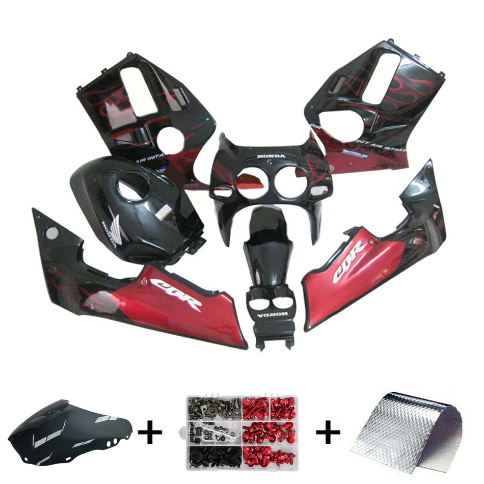 Amotopart Honda CBR250RR MC19 1988-1989 Verkleidungsset Karosserie