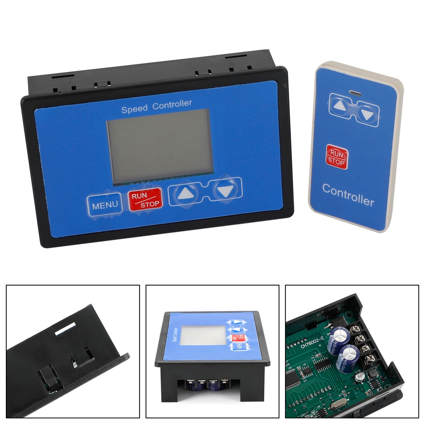 Digital LCD Smart PWM DC Motor Speed Controller Wireless Fernbedienung 30A