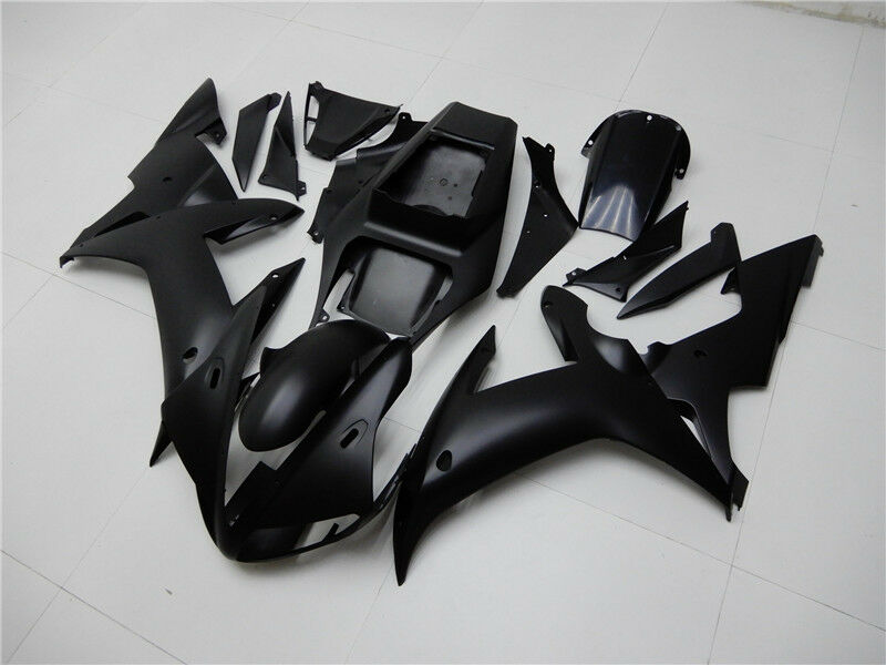 Amotopart 2002 2003 Yamaha YZF R1 Kit de tapis de carénage noir mat