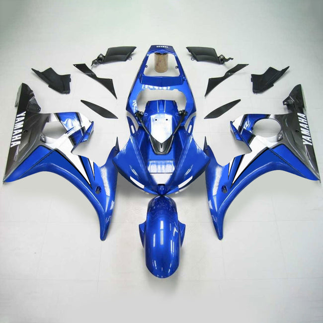 Amotopart Yamaha 2005 YZF 600 R6 Blue Fairing Kit