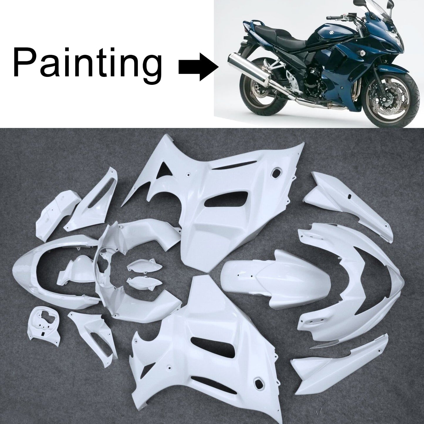 Amotopart Suzuki GSX1250 FA 2012-2014 Verkleidungskit Karosserie Plastik