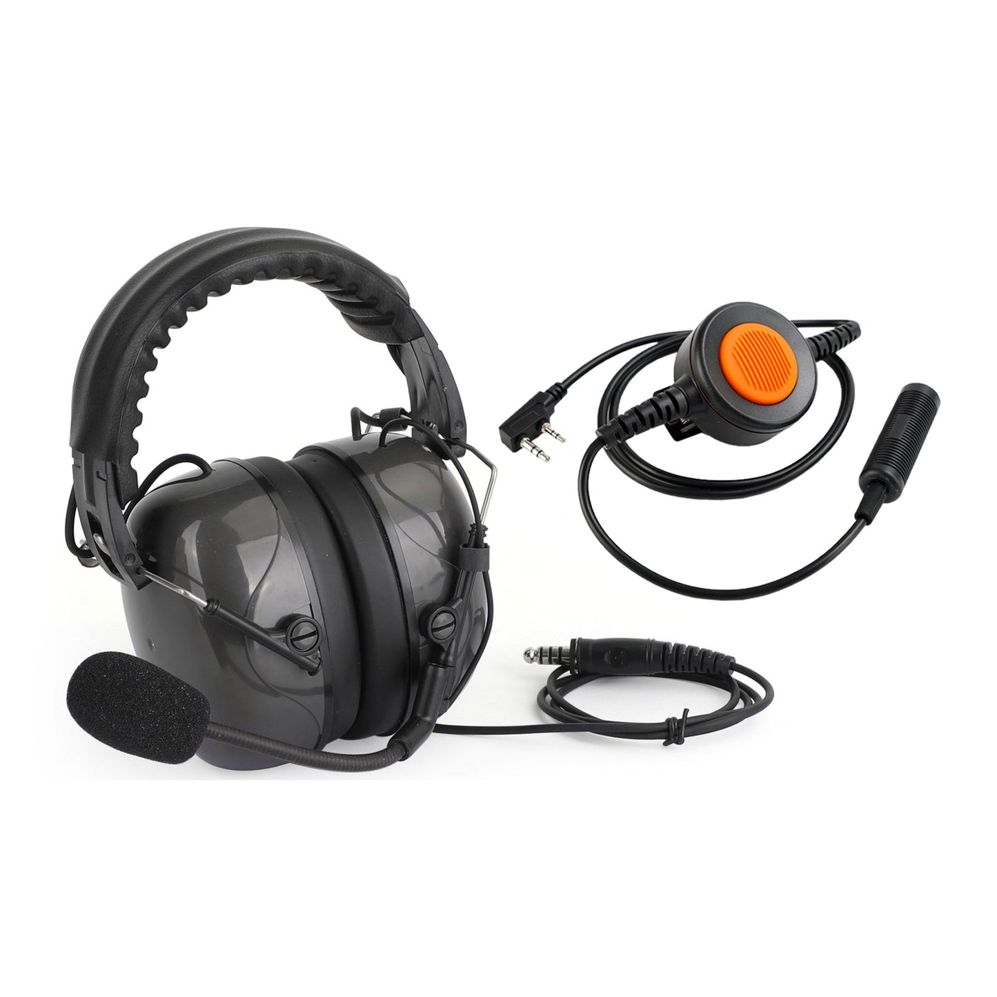 7.1-C5 einstellbares Headset mit Ger?uschunterdrückung für Kenwood TK-208 TK-220 TK-240