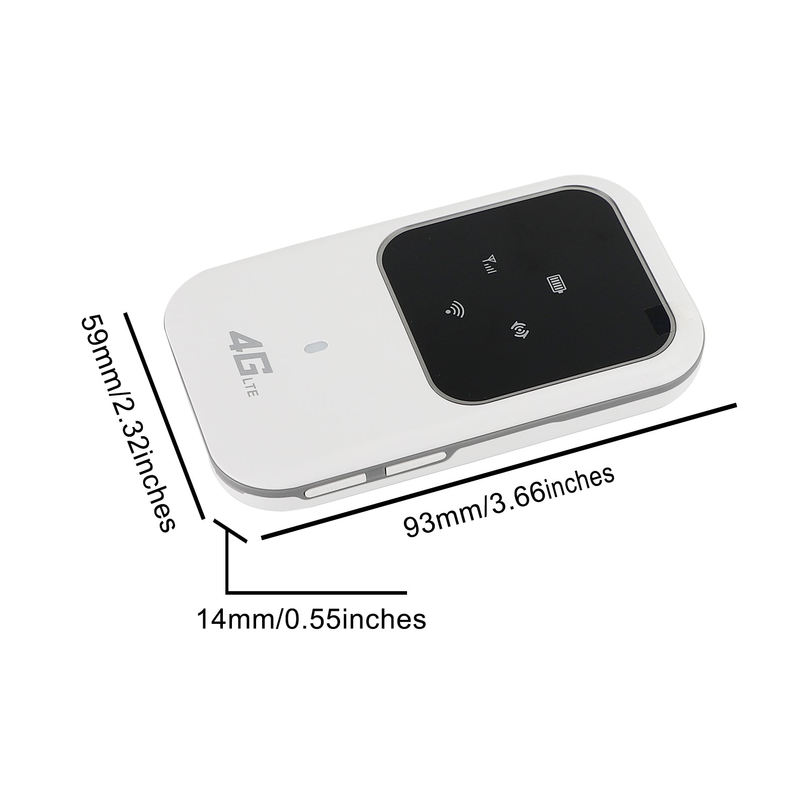 100 Mbit / s Wireless 4G LTE Mobiler Tragbarer Wlan-Router Mifi-Modem ...