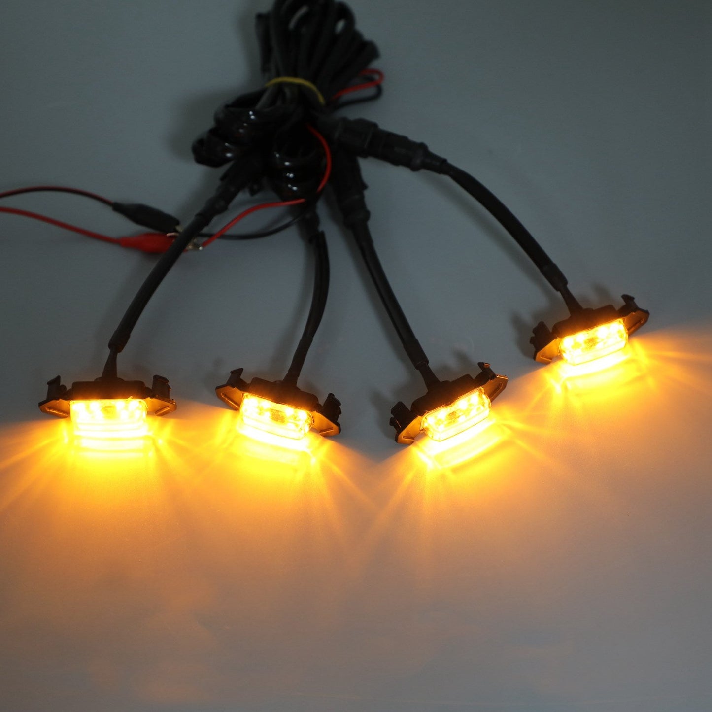 4 pièces/ensemble lumières LED réglage de personnalisation calandre de pare-chocs avant Tacoma 2016-2020 PT228-35170 clair générique