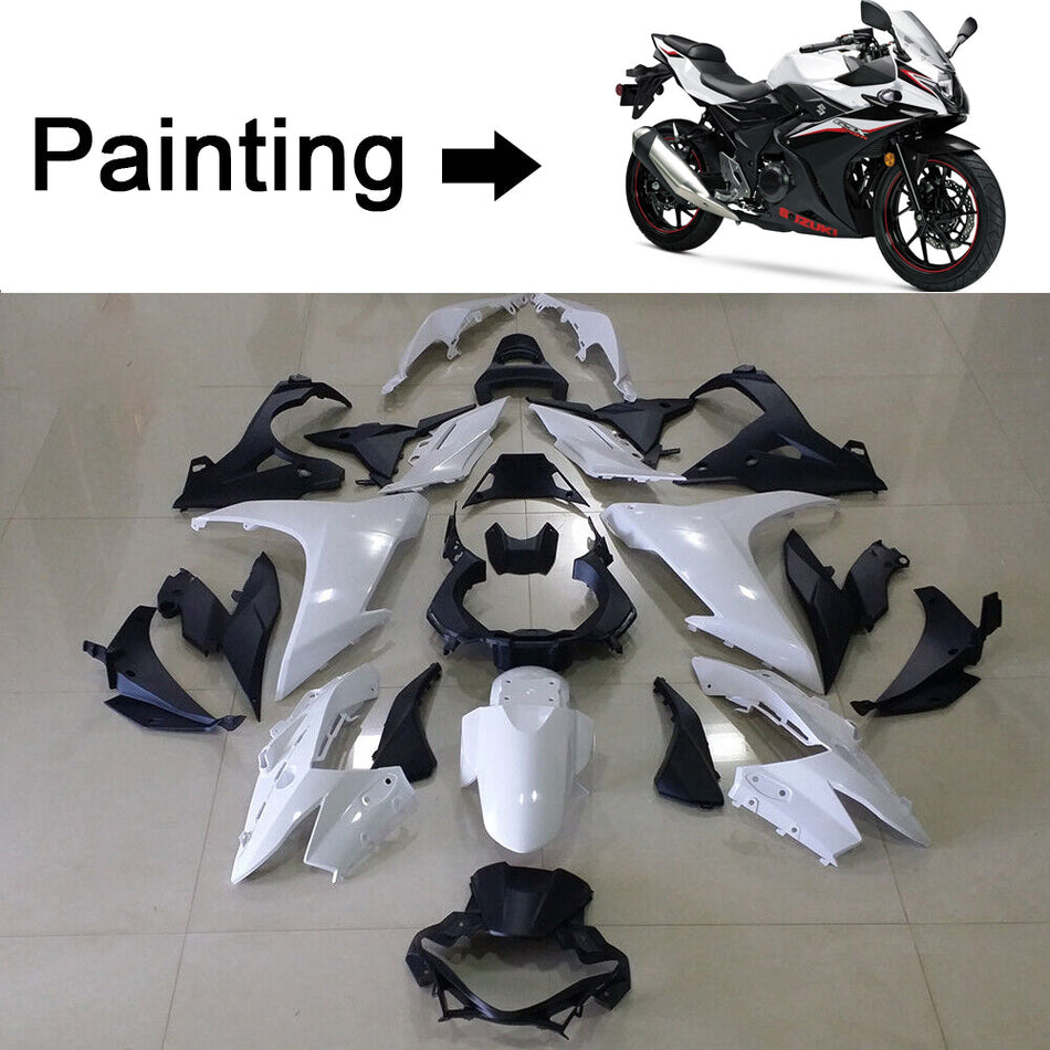 Amotopart Suzuki GSX250R 2017-2020 Kit de carénage Corps Plastique ABS