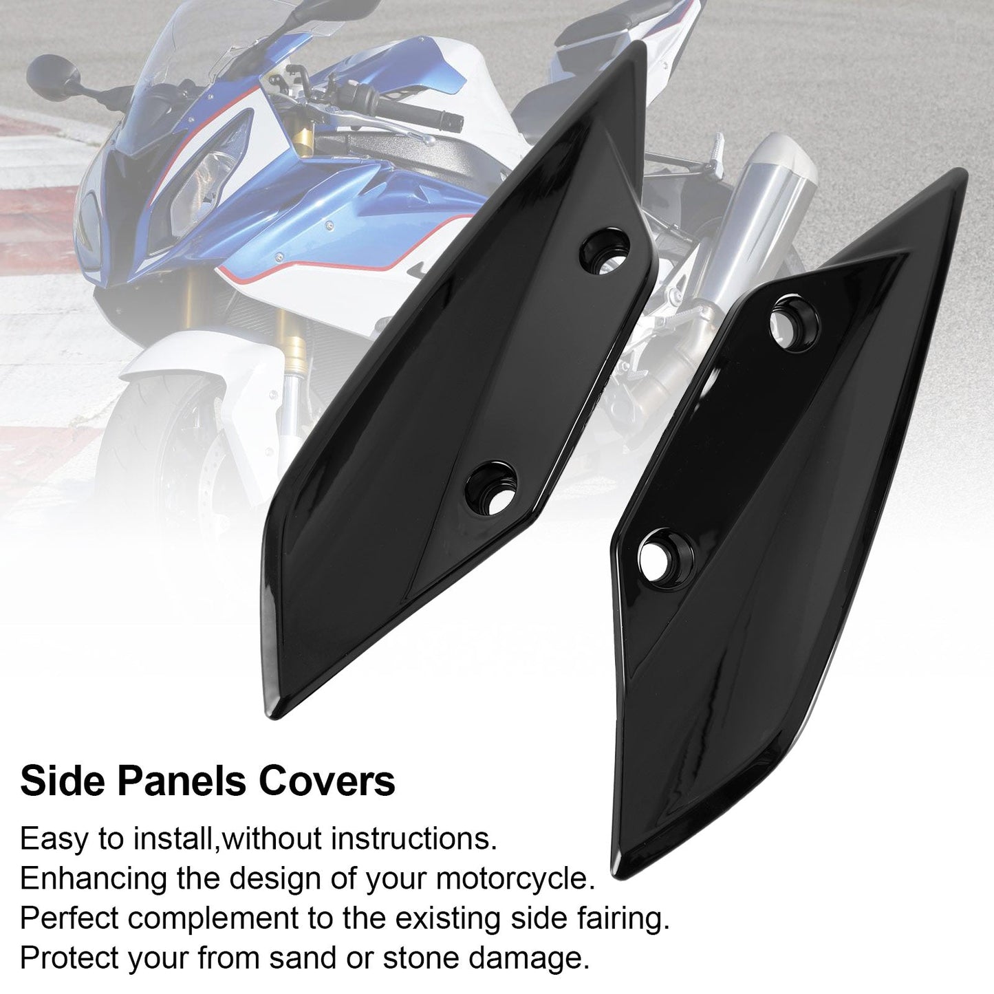 Garniture de couverture de carénage latéral pour BMW S1000RR 2009-2014