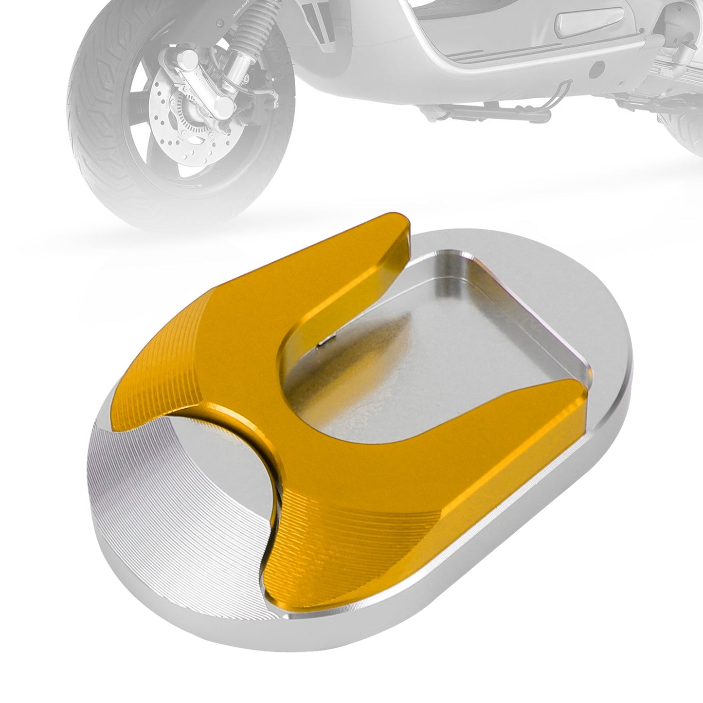 Vespa GTS300 2013‑2020 Plaque d'agrandissement de la béquille latérale