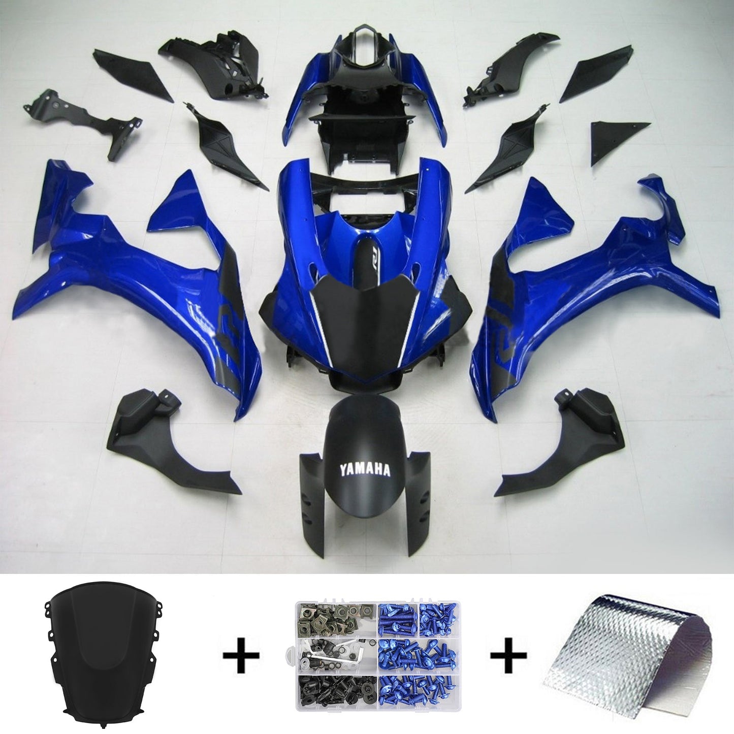 Amotopart Yamaha YZF R1 2020-2024 Verkleidungskit Karosserie Plastikabbs