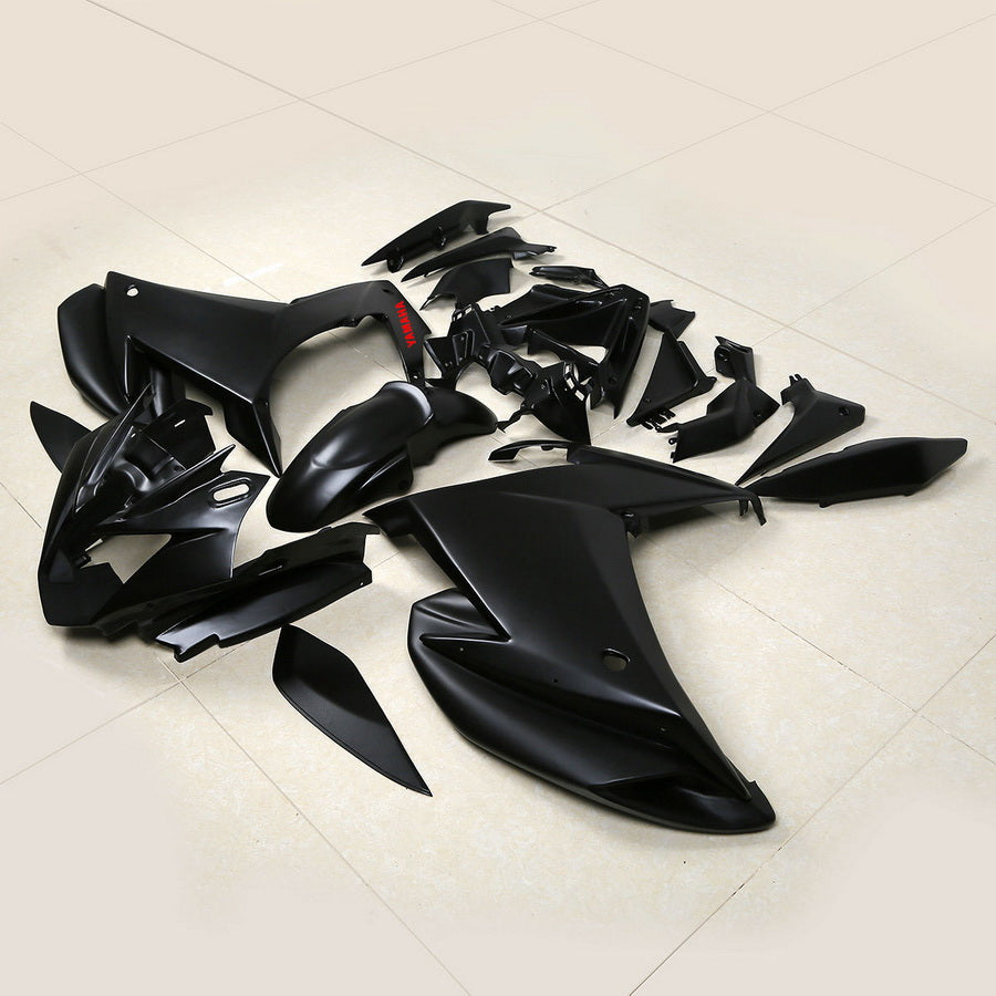 Amotopart 2009-2015 Yamaha FZ6R Kit de carénage noir